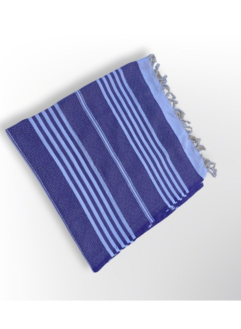 Mediterranean Essence Beach Towel  Purple - Image 4