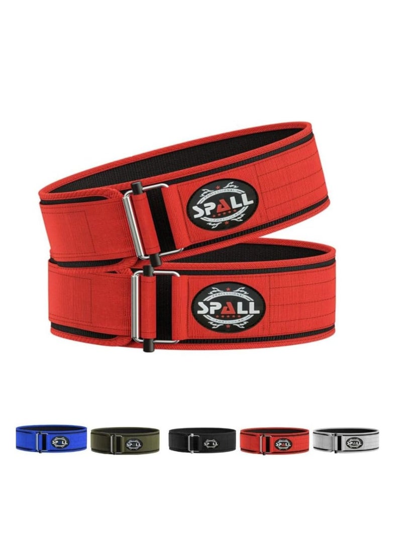 سبال حزام جلدي لرفع الأثقال مقاس S/M/L/XL قابل للتعديل للاستخدام المنزلي، وتدريب قوة الجسم والخصر، وتمارين القرفصاء، وتمارين اللياقة البدنية، ومعدات رفع الأثقال - Image 1