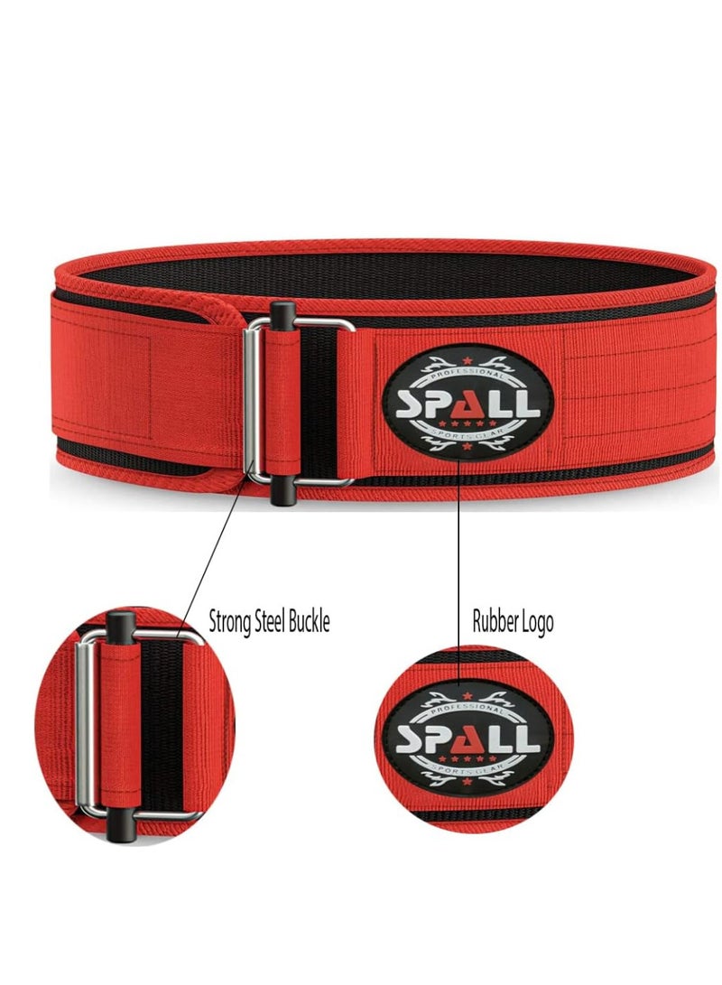 سبال حزام جلدي لرفع الأثقال مقاس S/M/L/XL قابل للتعديل للاستخدام المنزلي، وتدريب قوة الجسم والخصر، وتمارين القرفصاء، وتمارين اللياقة البدنية، ومعدات رفع الأثقال - Image 3