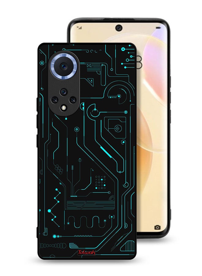 Tolwak Huawei nova 9 Protective Case Cover Digital Art Circuits Minimalism Multiple Display - Image 1