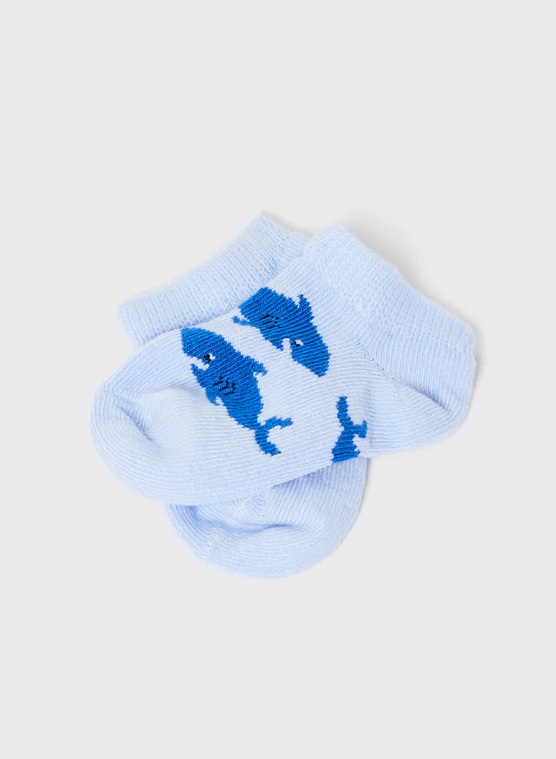 H&M 4-Pack Shaftless Socks