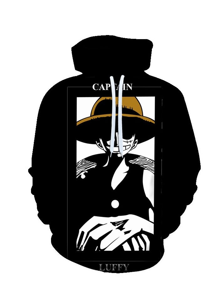 KUYING New One Piece Casual Loose Hooded Sweatshirt  - Image 1
