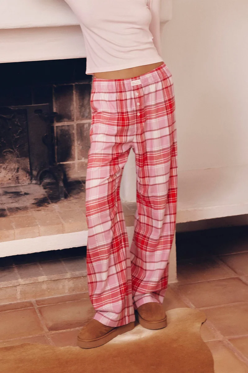 بودي Flannel Boyfriend Boxer Pant