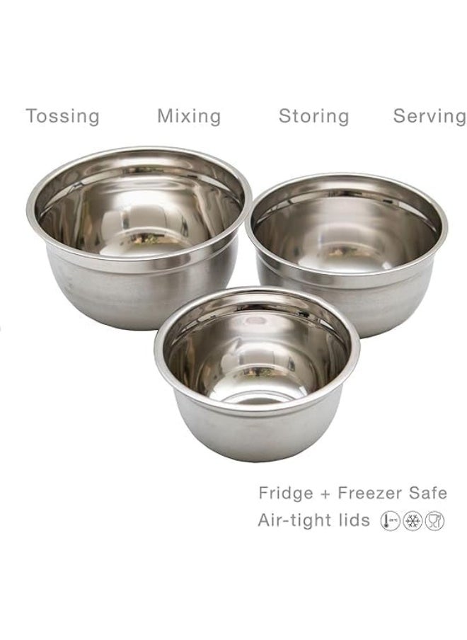 Kneading Bowl Set - Meat Grinder Set for Preparing Dough and Pizza Dough | Auxiliary Material | Easy-Store Service Design