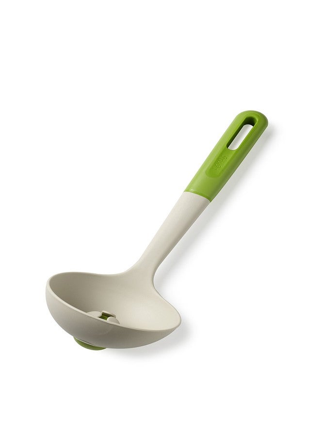 Lekue Sauce Roller Kitchen Ladle, Green/White - Image 1