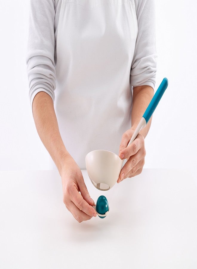 Lekue Sauce Roller Kitchen Ladle, Green/White - Image 4