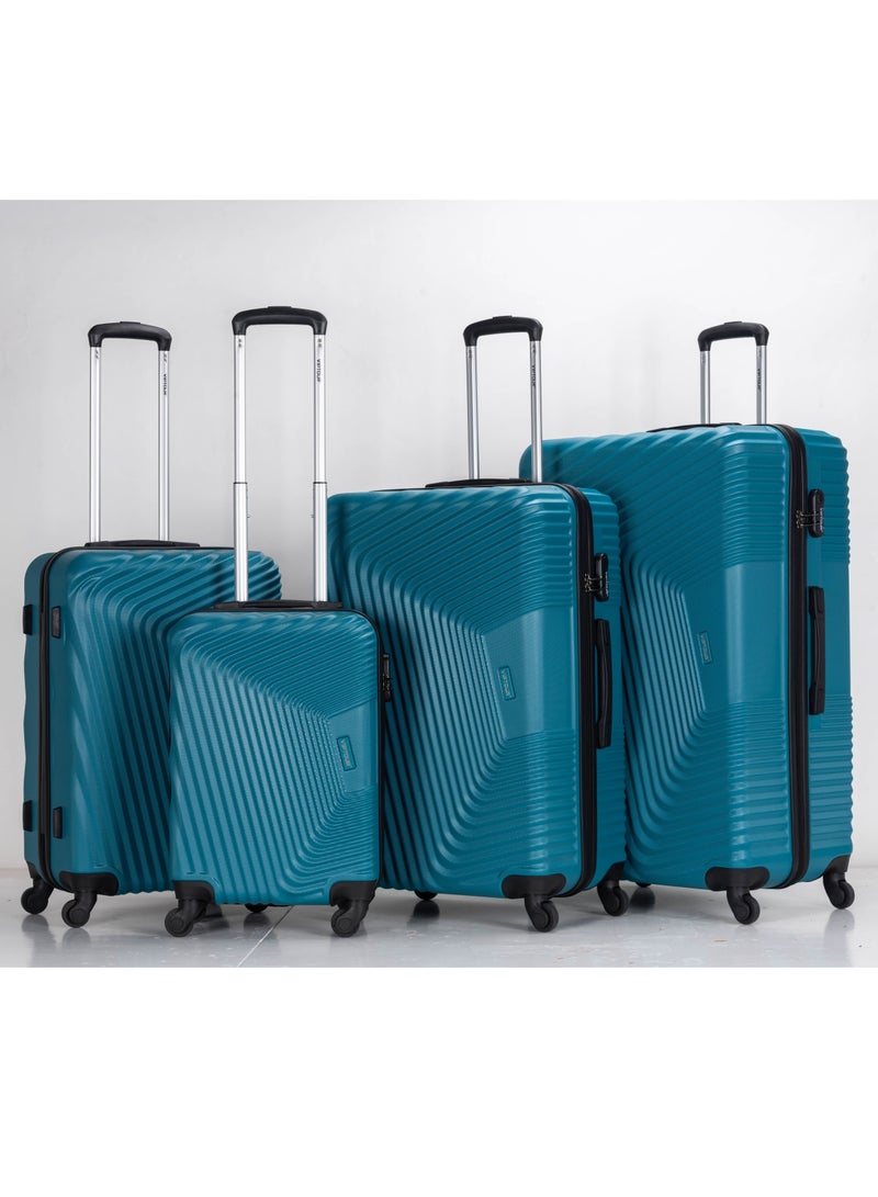 VIPTOUR Set of 4 ABS Trolley Luggage With Number Lock 20,24,28,32 Inches - Image 1