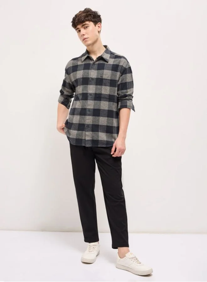 THE BEAR HOUSE Men's Shirt for Casual and Formal Wear | Classic Button-Down Style for Office, Daily Use, Travel, Events & All-Season Outfits | Versatile & Stylish Wardrobe Essential for Every Occasion