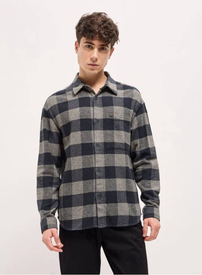 THE BEAR HOUSE Men's Shirt for Casual and Formal Wear | Classic Button-Down Style for Office, Daily Use, Travel, Events & All-Season Outfits | Versatile & Stylish Wardrobe Essential for Every Occasion