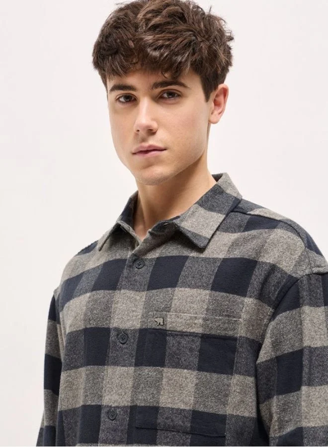 The Bear House  Men's Shirt for Casual and Formal Wear | Classic Button-Down Style for Office, Daily Use, Travel, Events & All-Season Outfits | Versatile & Stylish Wardrobe Essential for Every Occasion for Men | Best Price UAE