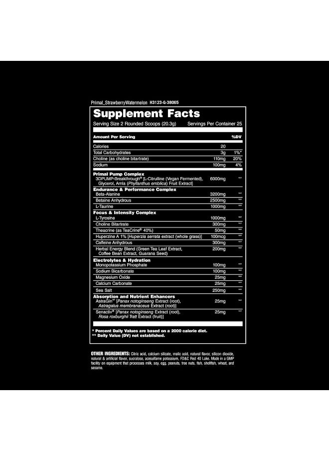 ANIMAL Primal Muscle Hydration + Preworkout Powder  - Image 5