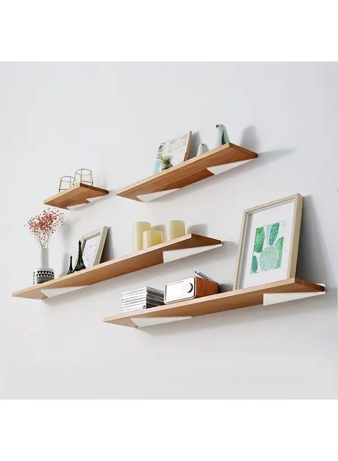 8 Pack 4x3 2 Inch White Heavy Metal Floating Shelf Brackets Invisible Wall Mounted - Image 3