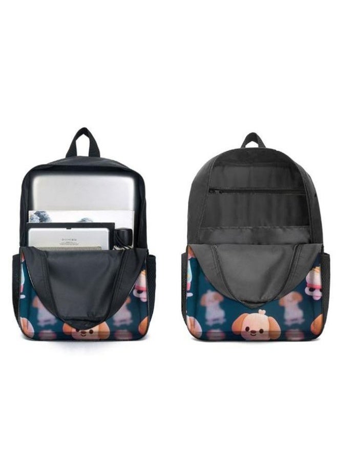 Bright Li Fire Unlock the new fashion of childish fun! Three-piece set of bags, cartoon elements for children and teenagers (students, children, friends' outings, mountain climbing, schooling, etc. can be used) - 32 - Image 4