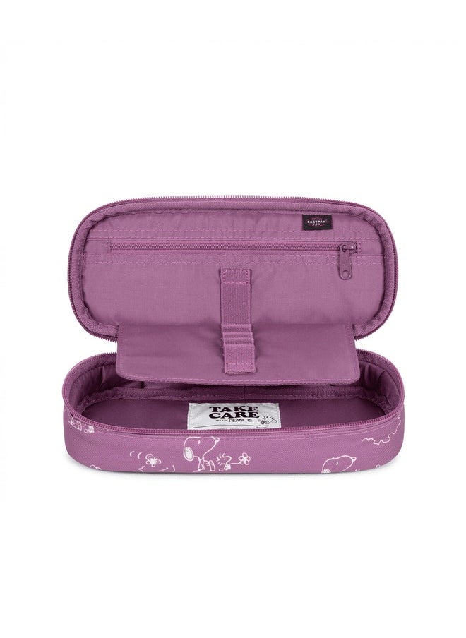 EASTPAK Oval Single Peanuts Pink Hard Pencil Case  - Image 2