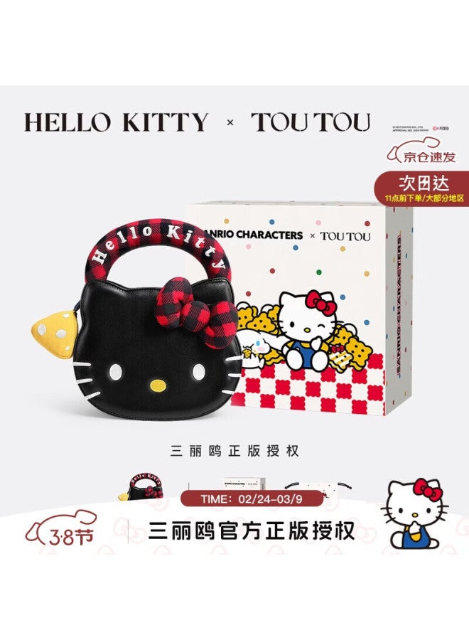 Toutou New o Kitty Collaboration Sanrio Official Kt Cat Small Shoulder Crossbody Bag Birthday Gift For Girlfriend - Image 1