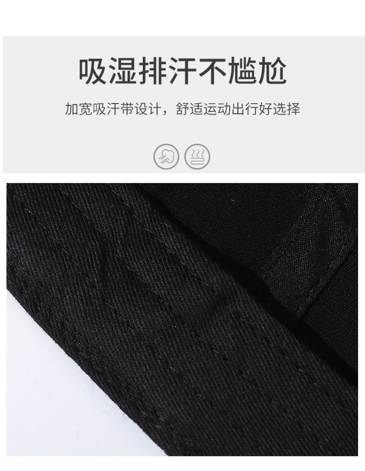 Letter Cap Unisex Korean Casual Sun Protection Outdoor Baseball Hat Cotton - Image 4