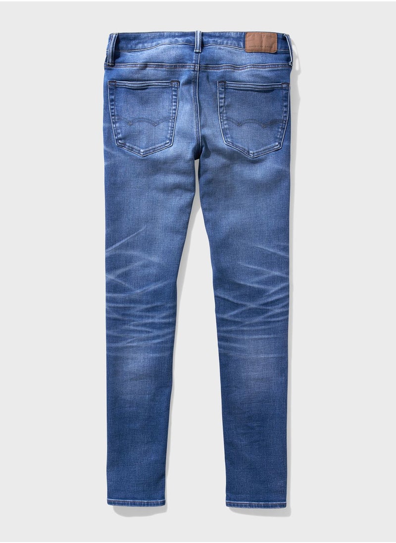 American Eagle - Mid Wash Slim Fit Jeans - Image 1