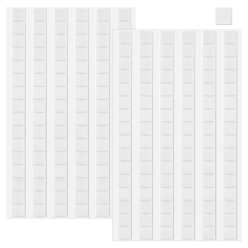 JULBEAR 192 Pcs Poster Putty, Sticky Tack Putty Removable Adhesive, Poster Tack Mounting Putty for Wall Safe Hanging Mounting Tacky Putty for Hanging Pictures Poster and Museum Art Photography(White) - Image 1