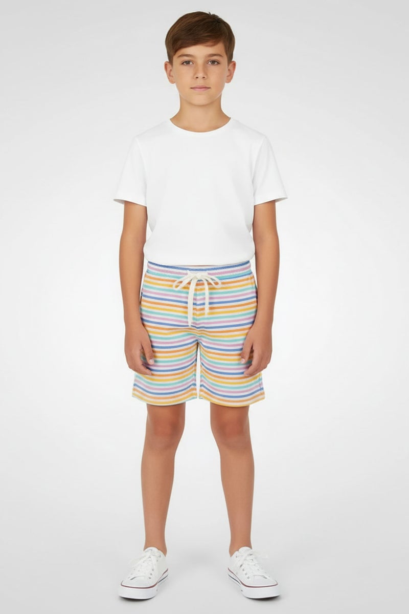 Hamleys Kids Boy Stripe Basic Short, Multicolor - Image 1