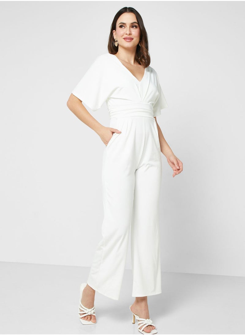 ELLA - Dolman Sleeve Jumpsuit With Wideleg - Image 1