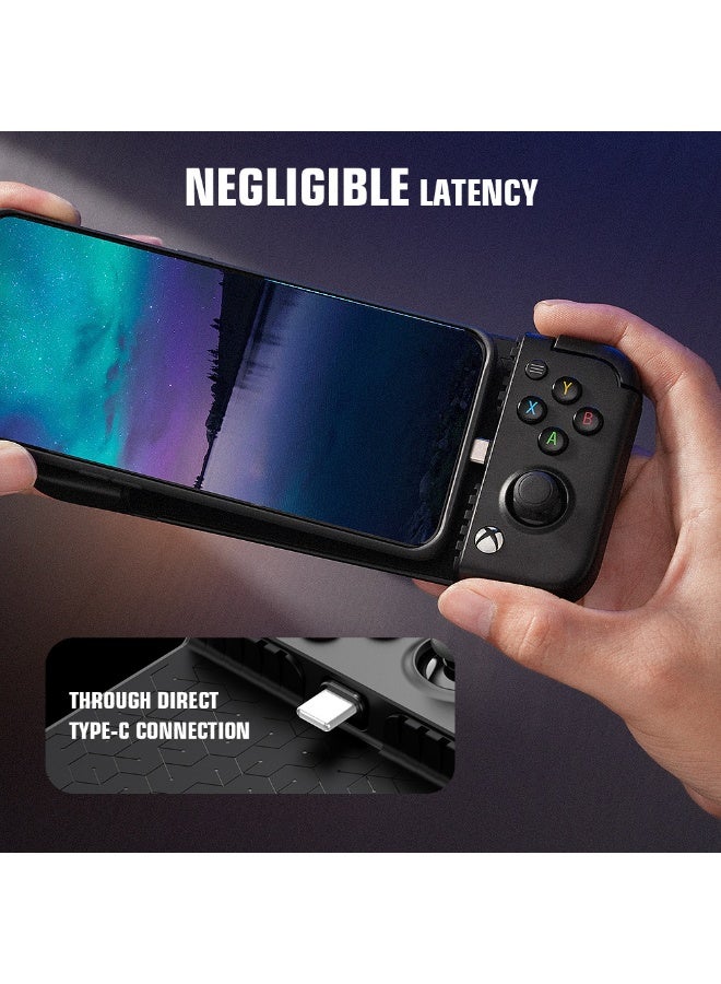 general Classic Gamepad GameSir X2 Pro Mobile Game Controller for Android Phone Type-C (100-179mm) Phone Controller Play Xbox Game Pass, X-cloud, Apex, Stadia, Luna-Mappable Back Buttons, Alps 3d Joysticks & Hall Effect Analog Trigger, Switchable ABXY Layouts, Passthrough Charging, Portable - Image 5
