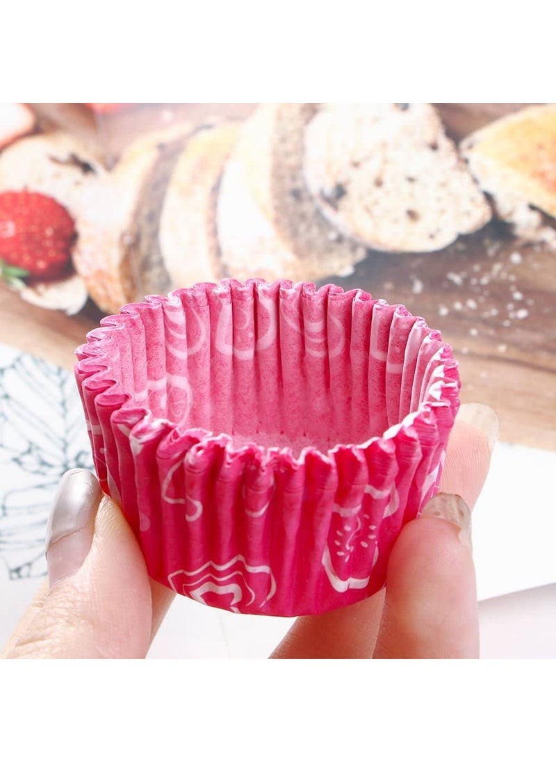APSAMBR 1000 pcs Cute Colorful Wrapper Party Mini Cup Muffin Chocolate Case Baking Paper Cupcake Cake  - Image 3