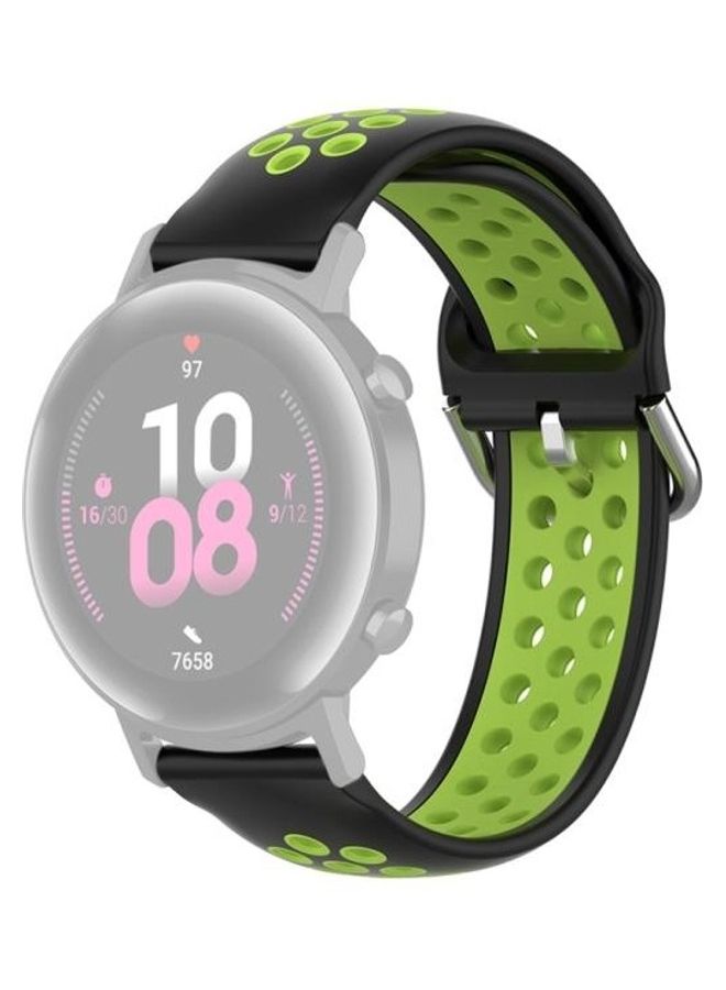 بي جي إم سوار عصري من السيليكون بإبزيم داخلي لساعة هواوي GT2E/GT/GT2 مقاس 22 مم أسود - Image 1