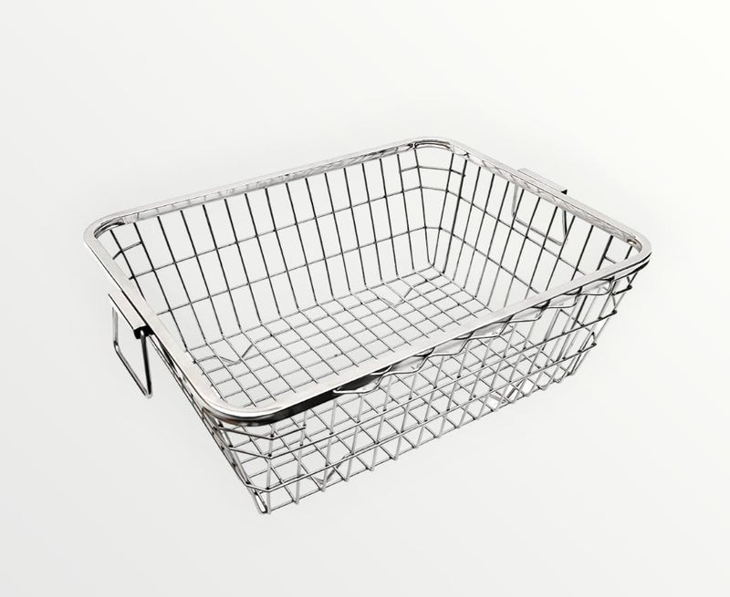 QUISTAL Stainless Steel Dish Drainer Basket for KitchenDish Drying RackUtensil HolderDish RackVessel DrainerBartan Basket - Image 1