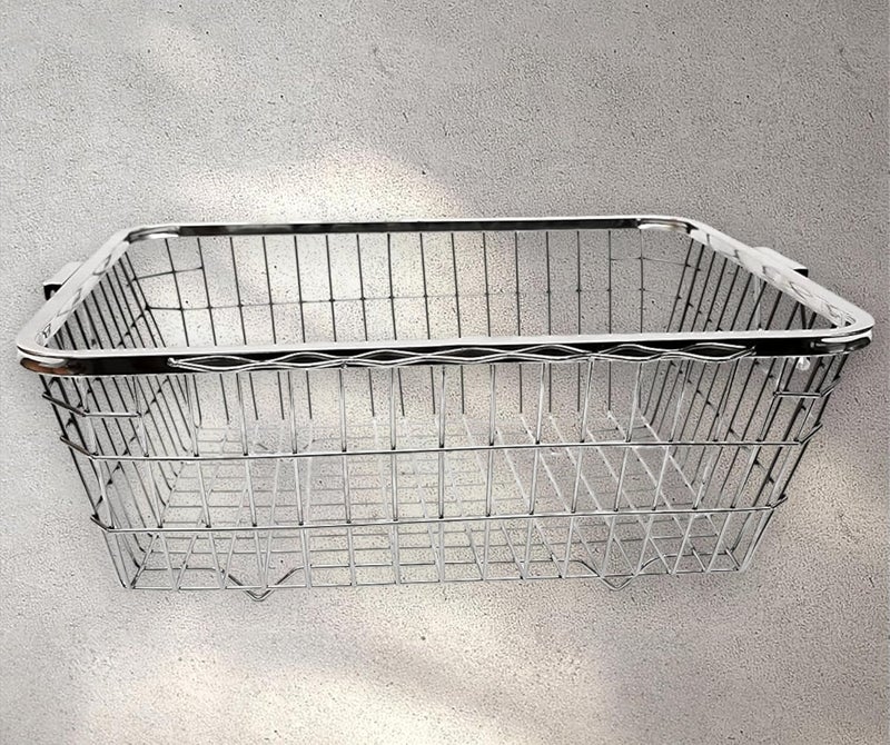 QUISTAL Stainless Steel Dish Drainer Basket for KitchenDish Drying RackUtensil HolderDish RackVessel DrainerBartan Basket - Image 2