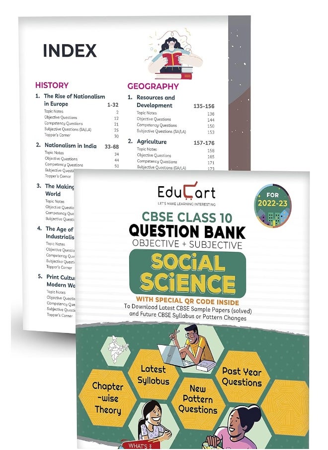 null - Educart CBSE Class 10 Science, Maths, SST & English Question Banks For 2022-23 (OLD) - Image 1