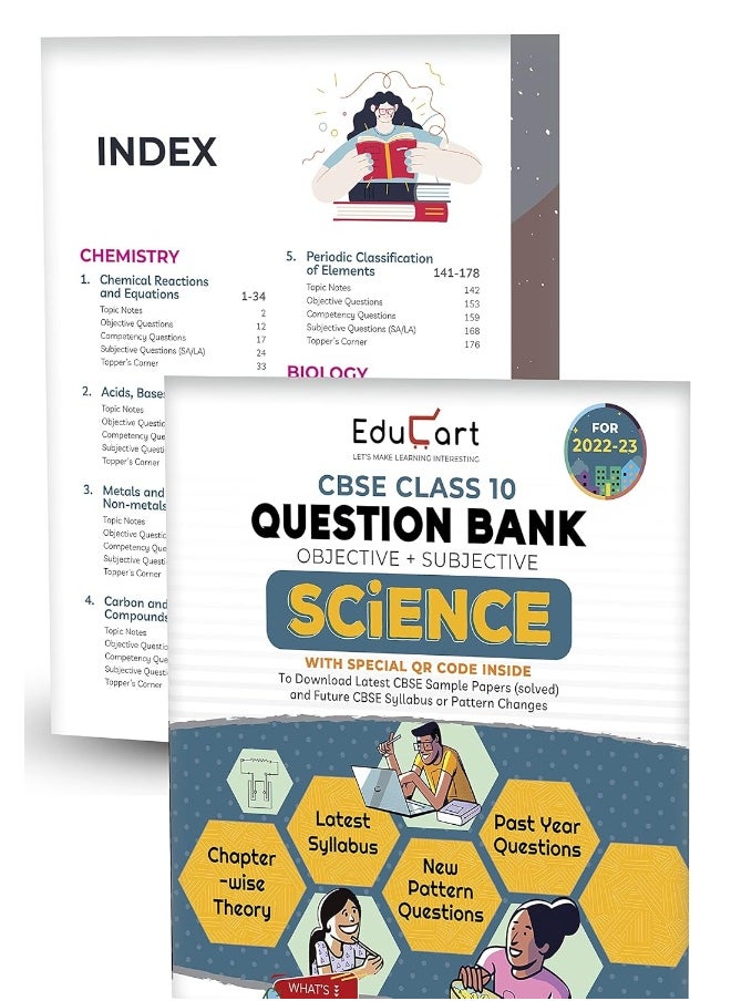 null - Educart CBSE Class 10 Science, Maths, SST & English Question Banks For 2022-23 (OLD) - Image 1