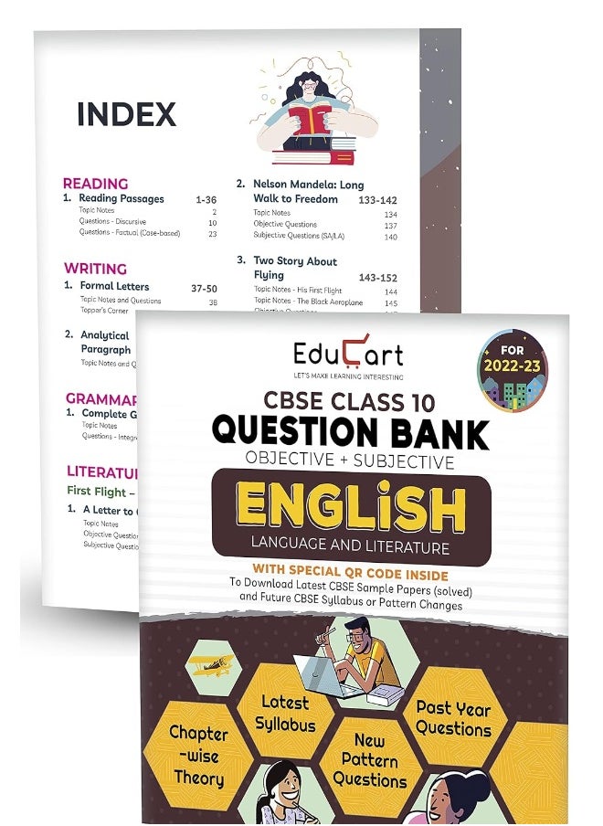 null - Educart CBSE Class 10 Science, Maths, SST & English Question Banks For 2022-23 (OLD) - Image 1