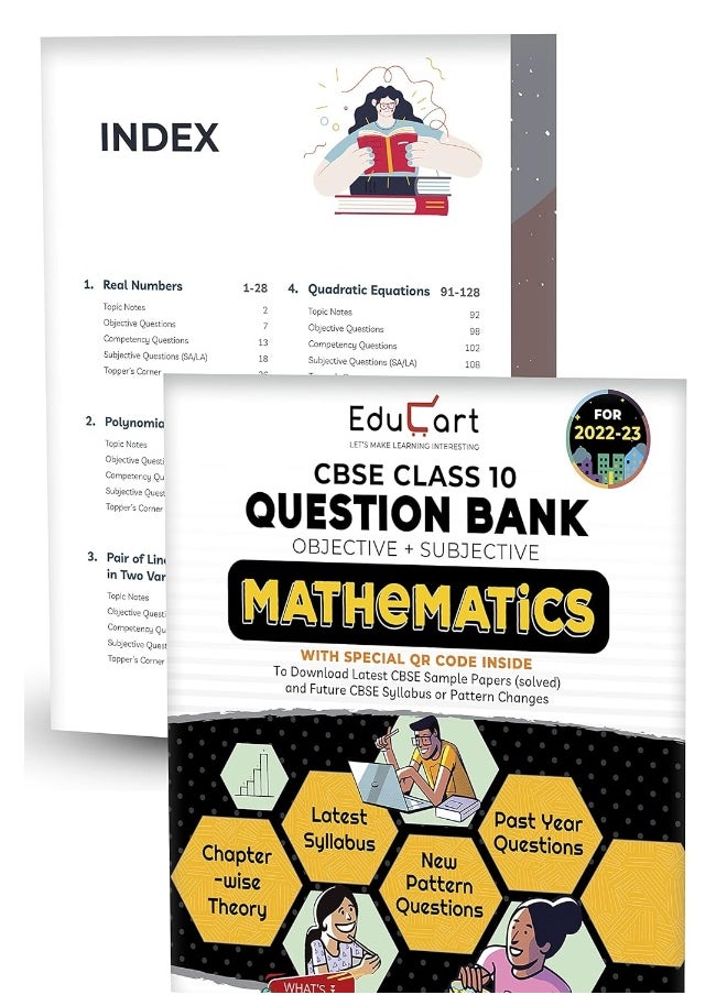 null - Educart CBSE Class 10 Science, Maths, SST & English Question Banks For 2022-23 (OLD) - Image 1