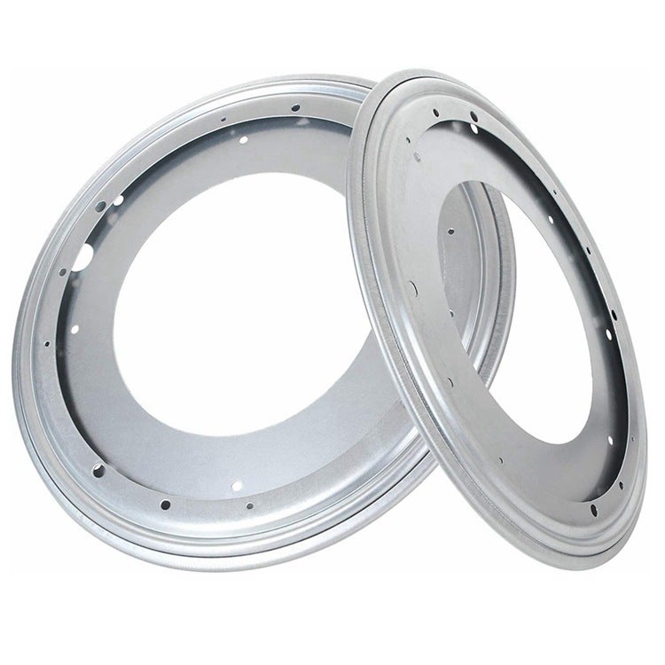 360 Degree Free Rotating Display Stand Iron Turntable 9 Inch Galvanized Hollow Round Turntable Desk Base Full Bead Turntable - Image 4