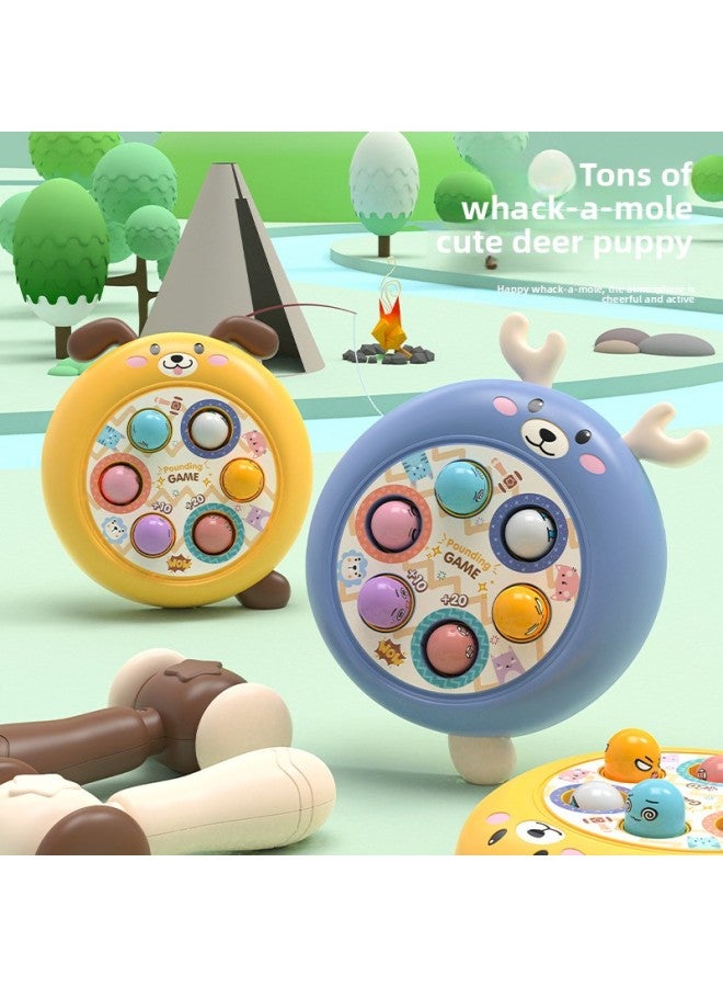 Hitting Gophers Children's Toys Boys Infants 1-2 And A Half Years Old 0 Early Education Educational Thinking Training Baby Girls 3 Tapping-Color:Puppy Blue - Image 2