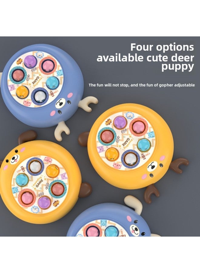 Hitting Gophers Children's Toys Boys Infants 1-2 And A Half Years Old 0 Early Education Educational Thinking Training Baby Girls 3 Tapping-Color:Puppy Blue - Image 4