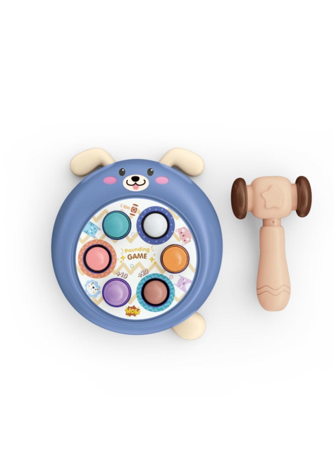 Hitting Gophers Children's Toys Boys Infants 1-2 And A Half Years Old 0 Early Education Educational Thinking Training Baby Girls 3 Tapping-Color:Puppy Blue - Image 1