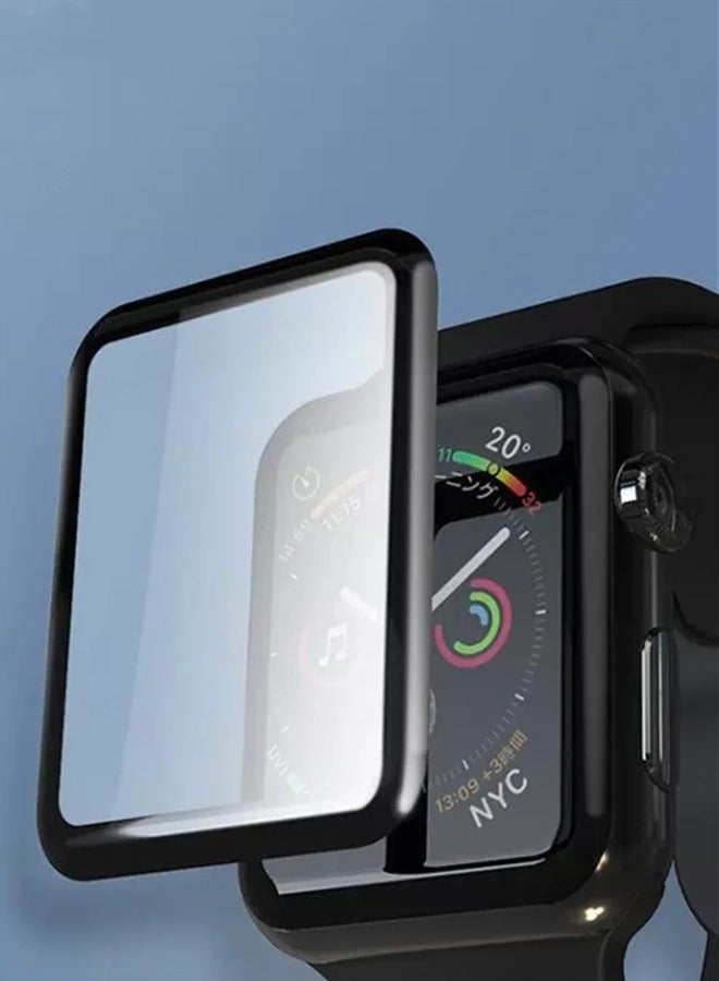 3-Piece Screen Protection Film Curved Surface Design Seamless Hd Watch Film High Quality Soft Scratch-resistant Suitable For Apple Watch 7 Shatter-resistant Multilayer Tempered 41mm - Image 4