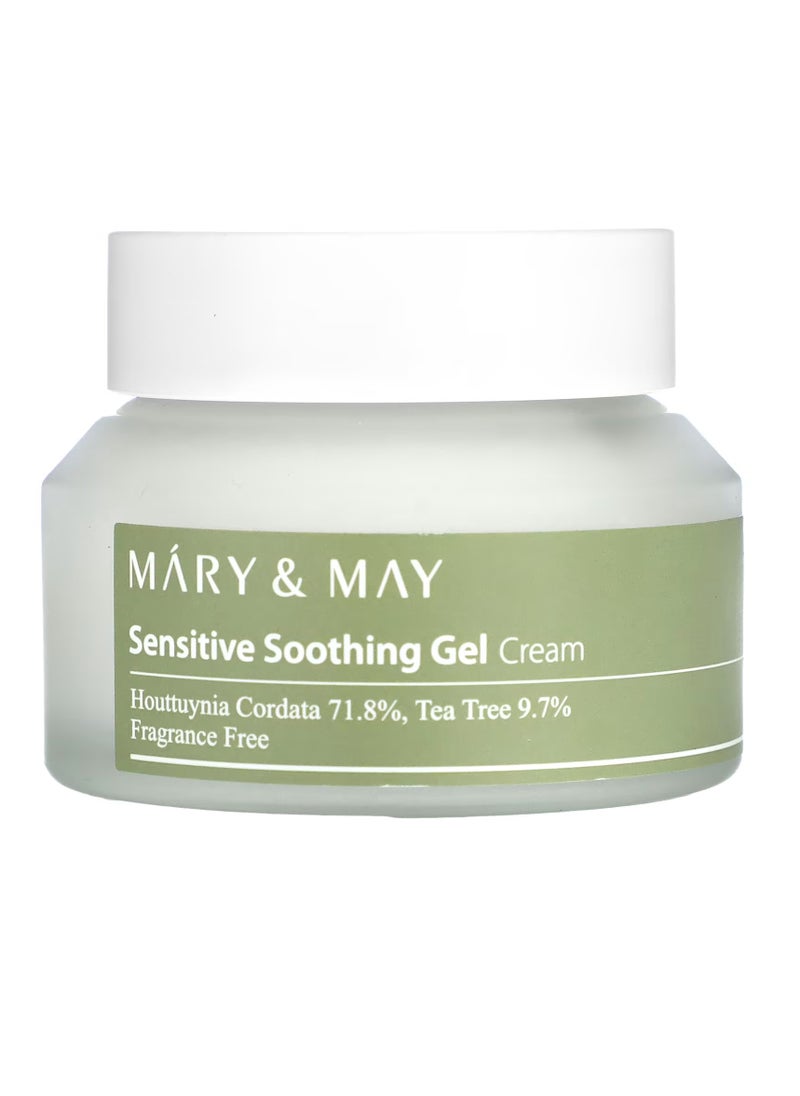MARY & MAY Mary & May, Sensitive Soothing Gel Cream, 2.46 oz (70 g)  - Image 1