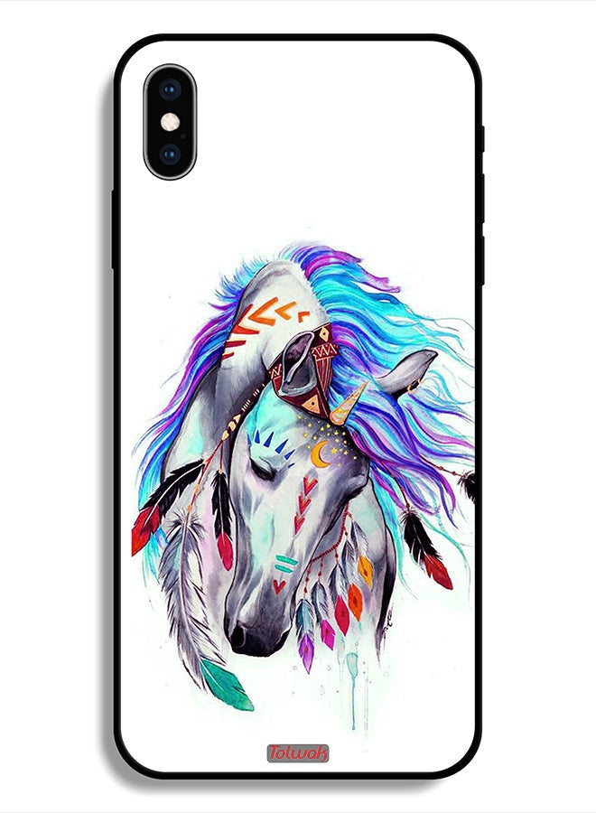 Tolwak Protective Case For Apple iPhone X Horse - Image 1