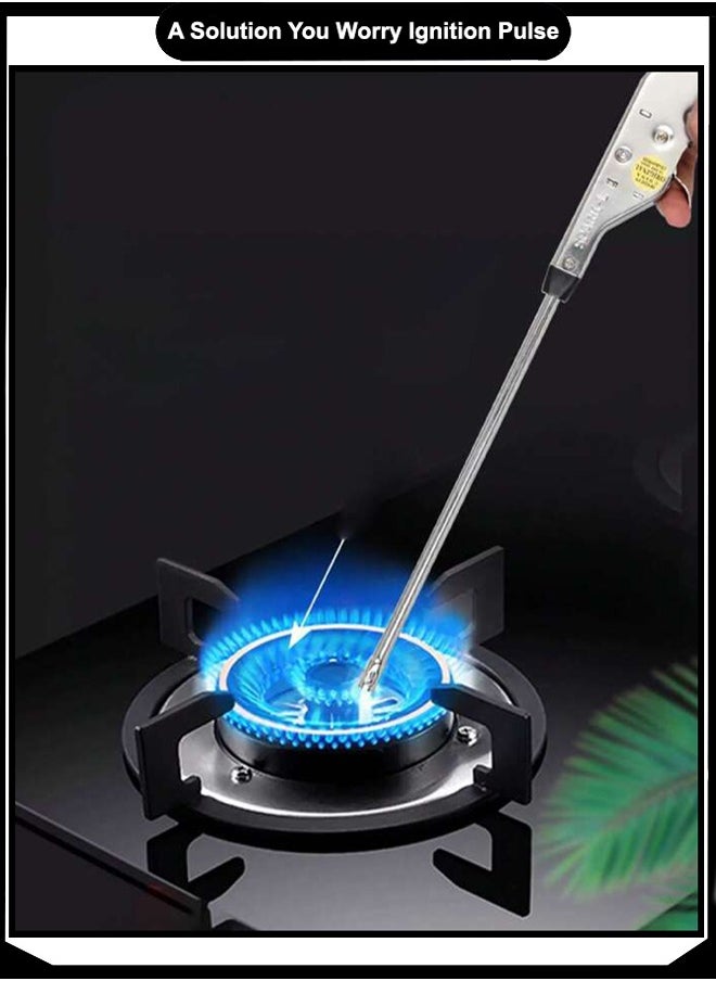A TO Z SPARK-L Japanese Gas Lighter – 30,000 Shots, Long Reach 36cm, Stainless Steel, No Battery or Flint – Ideal for Stove, BBQ Grill, Gas Heaters, and Campfires  - Image 3
