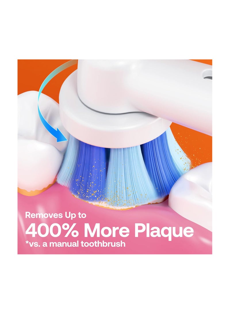 بيتفي فرشاة أسنان كهربائية دوارة R2 للبالغين مع 8 رؤوس فرشاة، حقيبة سفر، 5 أوضاع فرشاة أسنان كهربائية قابلة لإعادة الشحن مع مستشعر ضغط، شحن سريع لمدة 3 ساعات لمدة 30 يومًا، أسود - Image 3