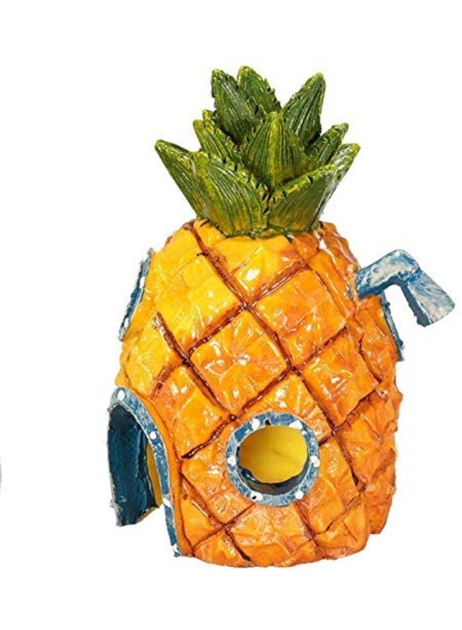 بيت أناناس لتزيين حوض السمك | زينة على شكل حبار | مستلزمات تزيين بيت سرطان البحر - Image 3