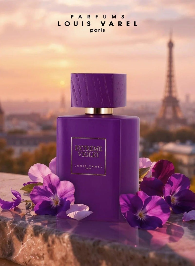 LOUIS VAREL EXTREME VIOLET EDP 100ML PERFUME - Image 4