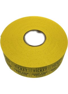 The Ticket Gurus The Ticket Gurularge Number Raffle 50 50 Tickets2000 Roll (Yellow)  - Image 3