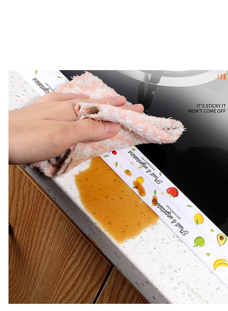 Caulk Tape, Sealant Tape, Self Adhesive Caulk Strip Super Stick Sealing Tape Waterproof Sink Tape, Anti-Mildew Transparent Tape for Kitchen Bathtub Toilet and Wall Corner (3.2M) - Image 2