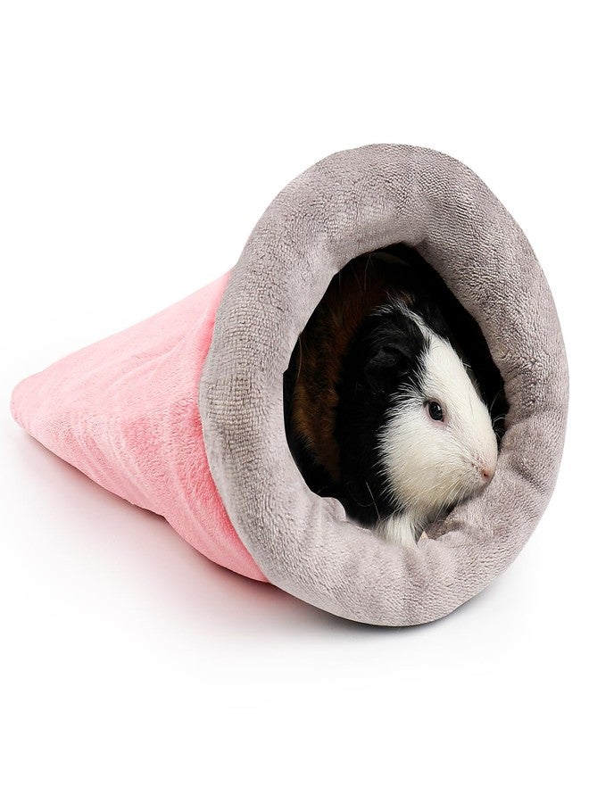 ONEJU Guinea Pig Sleeping Bag, Adjustable Opening Entrance, Cuddly Bag and Play Bag for Guinea Pigs, Rabbits and Other Small Pets, Pink - Image 1