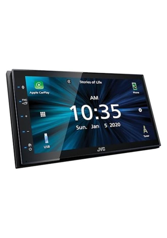 جي في سي جهاز استيريو سيارة JVC KW-M560BT 6.8 بوصة 2-Din بلوتوث – Apple CarPlay، Android Auto، المكالمات بدون يد، صوت عالي الجودة ودمج الهواتف الذكية - Image 1