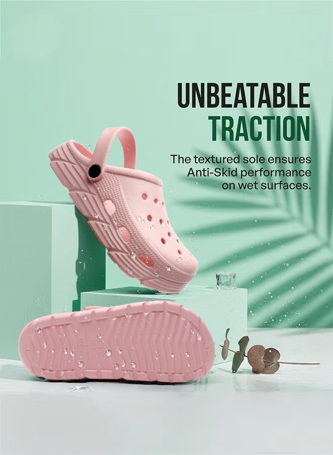 GUOLUOFEI Comfy Garden Clogs for Women and Men, Slip On Mules Sandals Lightweight Slippers Outside Home Casual Wear Non-Slip Air Cushion Thick Bottom Slides Shoes - Image 3