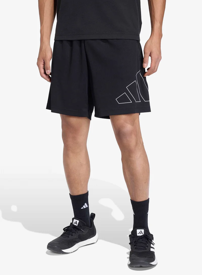 اديداس Workout Essentials Base Pique Big Logo Shorts